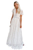 Fill Your Heart White Lace Maxi Dress - My Store