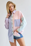 Multi Color Striped Button Down Shirt - My Store