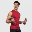 Men's Compression Sleeveless Shirt For Bodybuilding & Running