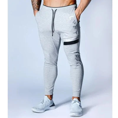 Men's Fitness Sweatpants: Elastic Jogger Track Pants