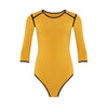 GIRL Two tone Eco bodysuit in Canary Yellow - My Store