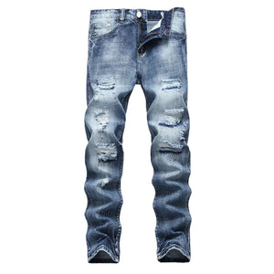 Fashionable Ripped Skinny Jeans for Men - My Store