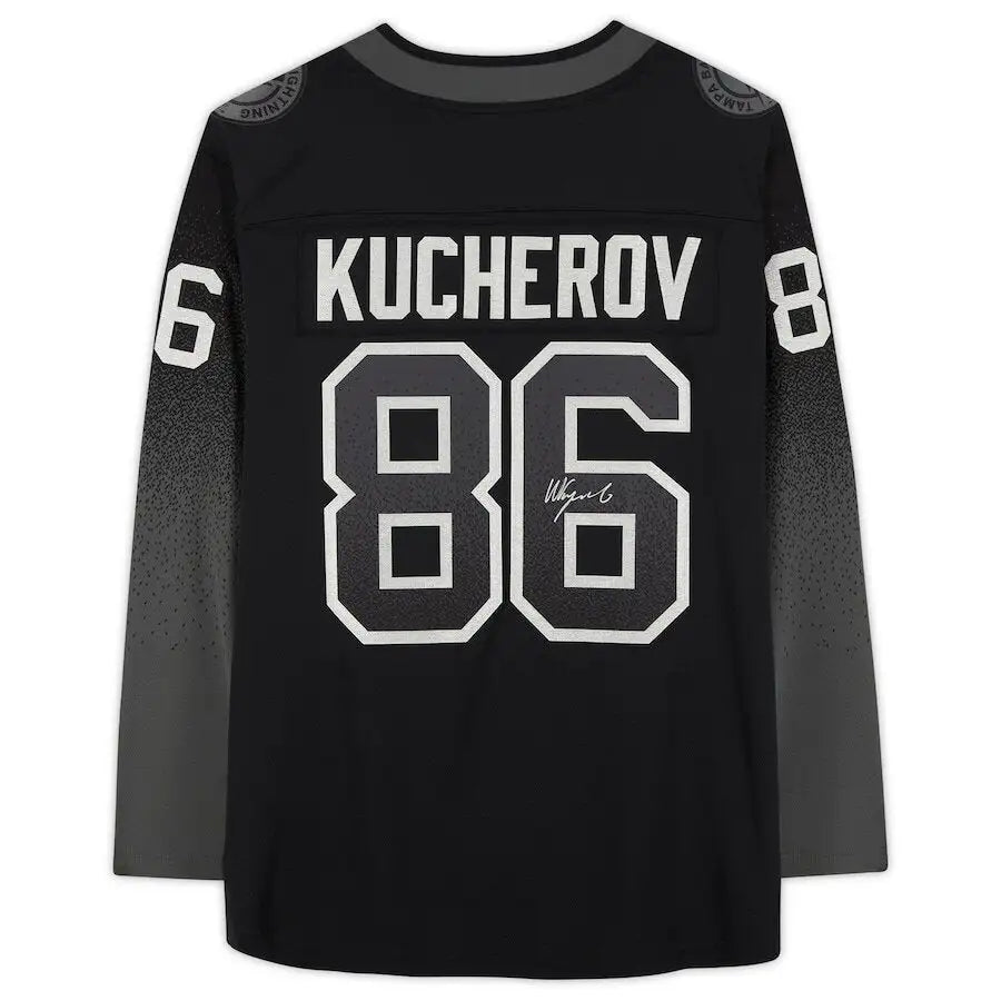 Men's Tampa Bay Lightning Nikita Kucherov Black Jersey - My Store