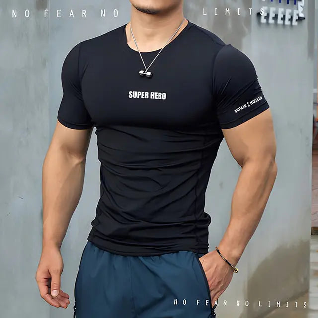 Men Tight-Fitting T-Shirt