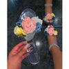 Summer Beach Slippers Transparent Flowers Women‘s Slippers - My Store