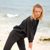 HALEY Bamboo Fleece Sweaters, in Black - My Store