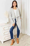 Duster Cardigan with Pockets- - My Store