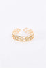 Gold Wide Cut-Out Ring - My Store