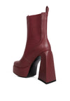 Frosty High Platform Block Heel Chelsea Boot - My Store