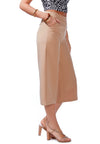 High Rise Cropped Culottes Trousers - My Store