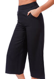 High Rise Cropped Culottes Trousers - My Store