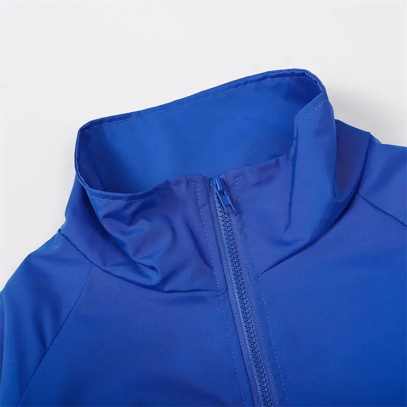 Solid Color Wind Jacket Zipper - My Store