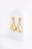 Metal Drop Shape Width Length Earrings - My Store