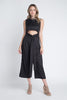 Women's Sleeveless Tie Jumpsuit with Slit - My Store