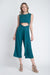 Women's Sleeveless Tie Jumpsuit with Slit - My Store