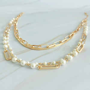 Fourfect, Layered Clip Chain Necklace - My Store