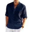 Men's Linen Long Sleeve Shirt - My Store