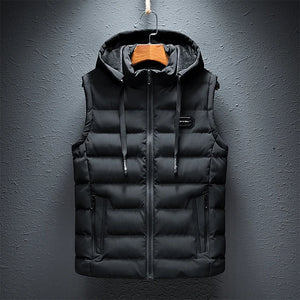 Men's Hooded Sleeveless Jacket - My Store