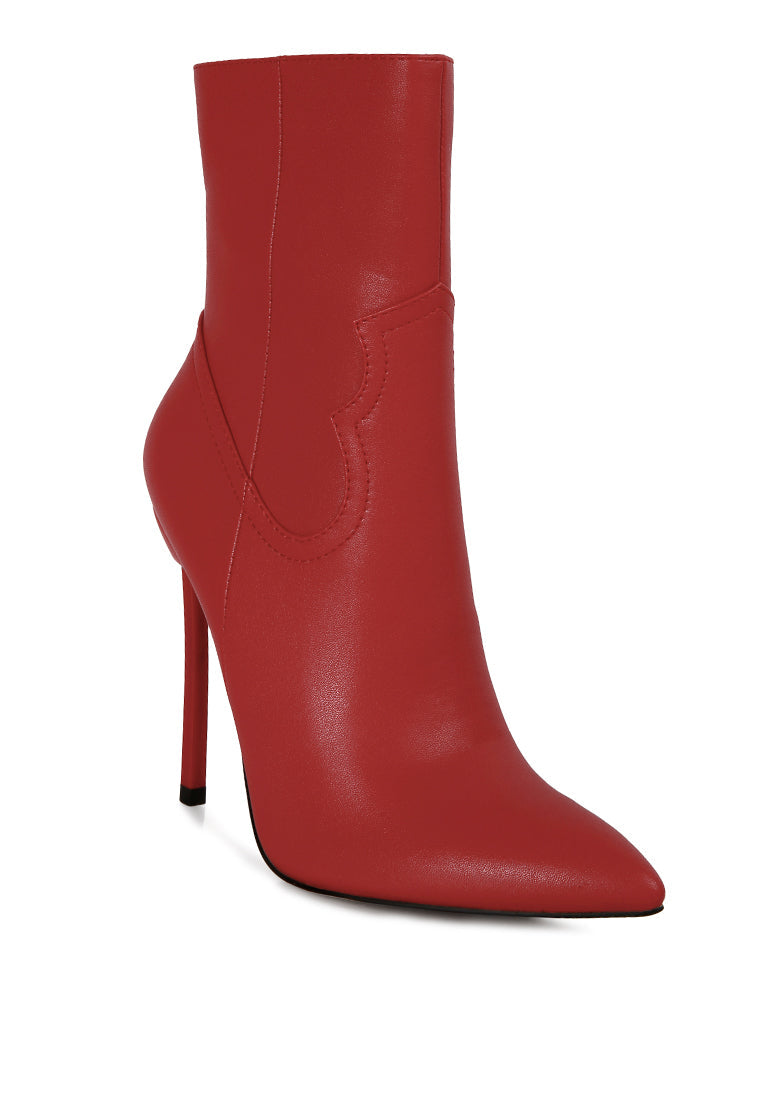 Jenner High Heel Cowboy Ankle Boots - My Store