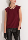 Women's Sleeveless Round Neck Hi Lo Top - My Store