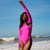 JUPITER Open-back Recycled Two-piece Swimsuit in Hot Pink - My Store