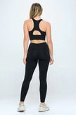 Two Piece Activewear Set with Cut-Out Detail - My Store