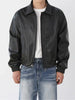 Korean PU Leather Zip Jacket