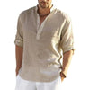 Men's Linen Long Sleeve Shirt - My Store