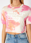 Women's "Take it Easy" Printed Crop Top - My Store