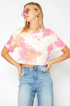 Women's "Take it Easy" Printed Crop Top - My Store