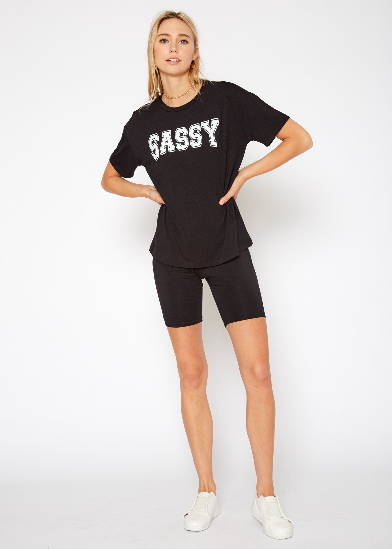 Women's  Sassy Basic T-Shirt - My Store