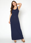 Women's Sleeveless Scoop Neck Maxi Dress - My Store