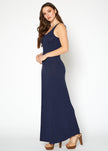 Women's Sleeveless Scoop Neck Maxi Dress - My Store