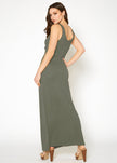 Women's Sleeveless Scoop Neck Maxi Dress - My Store