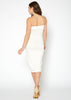 Women's Tube Top Bodycon Midi Dress - My Store