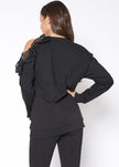 Women's One Shoulder Detail Sweatshirt - My Store