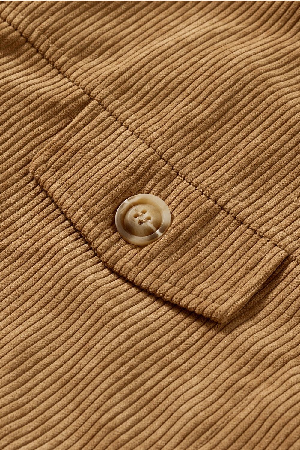 Khaki Corduroy Jacket - My Store