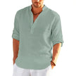 Men's Linen Long Sleeve Shirt - My Store