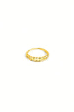 Two Gold Rhinestone Piece Delicate Fashion Ring Set - My Store