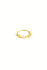 Two Gold Rhinestone Piece Delicate Fashion Ring Set - My Store