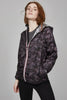 Women's black Camo Full Zip Packable Rain Jacket and windbreaker - My Store