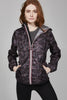 Women's black Camo Full Zip Packable Rain Jacket and windbreaker - My Store