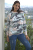 Fashion Khaki Green Digital Camo Print Sweatshirt - My Store