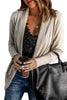 Khaki Super Soft Long Sleeve Open Cardigan - My Store