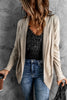 Khaki Super Soft Long Sleeve Open Cardigan - My Store