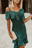 Green One-Shoulder Sequin Dress - My Store