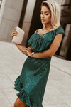 Green One-Shoulder Sequin Dress - My Store