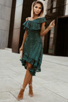 Green One-Shoulder Sequin Dress - My Store