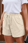 Casual Beige Faylin Women Shorts - My Store