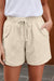 Casual Beige Faylin Women Shorts - My Store